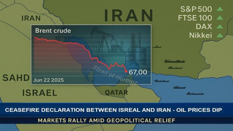 Oil Prices Dipped as US Declared Israel and Iran Ceasefire
