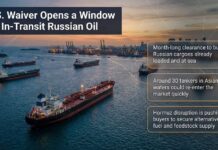 U.S. Waiver Opens Market for 19 Million Russian Barrels 19 million Russian barrels