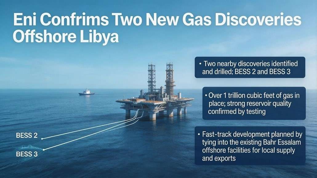gas discoveries offshore Libya