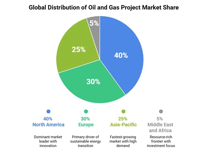 Global Distribution of Oil and Gas Project Market Share