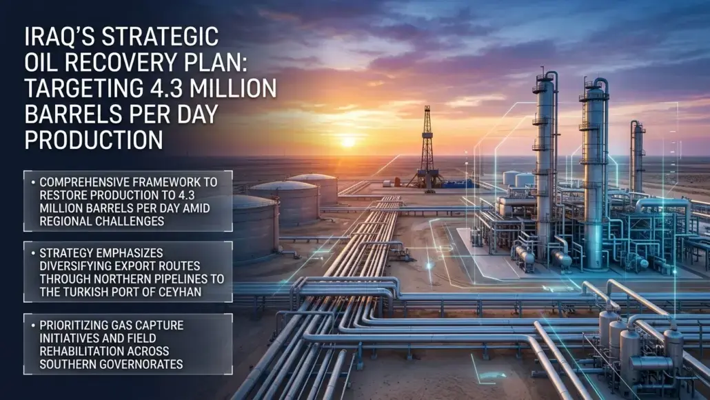 Iraq's Strategic Oil Recovery Plan: Targeting 4.3 Million Barrels Per Day Production