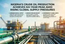 Nigeria’s Crude Oil Production Quantity Hits Six-Year High Title: