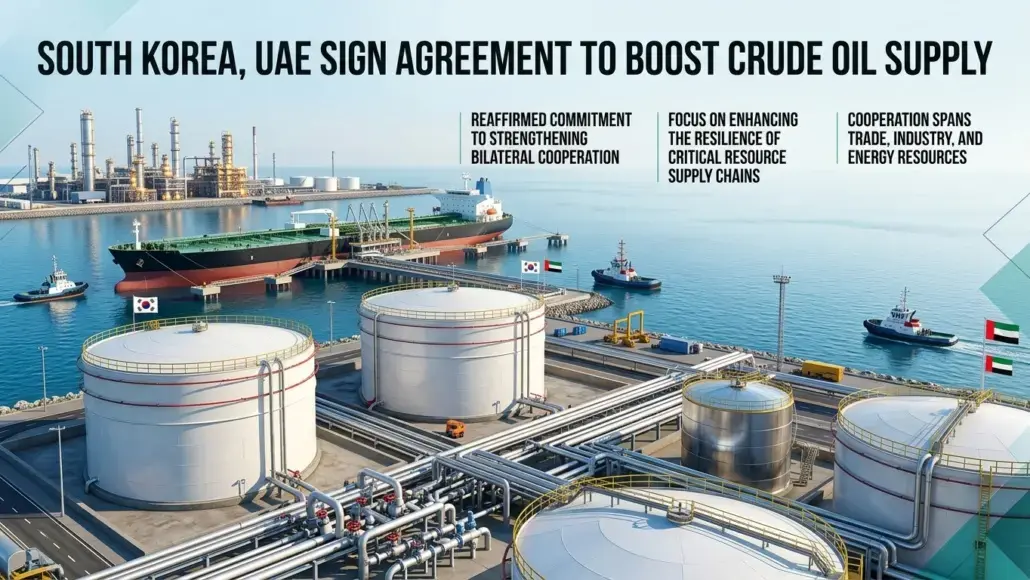 South Korea, UAE Sign Agreement to Boost Crude Oil Supply