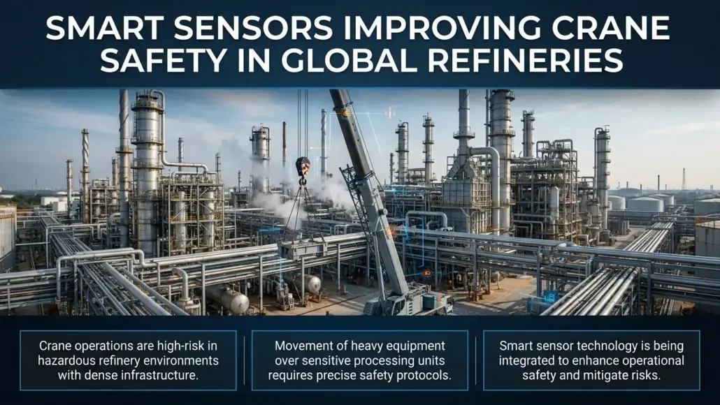 Smart Sensors Improving Crane Safety in Global Refineries