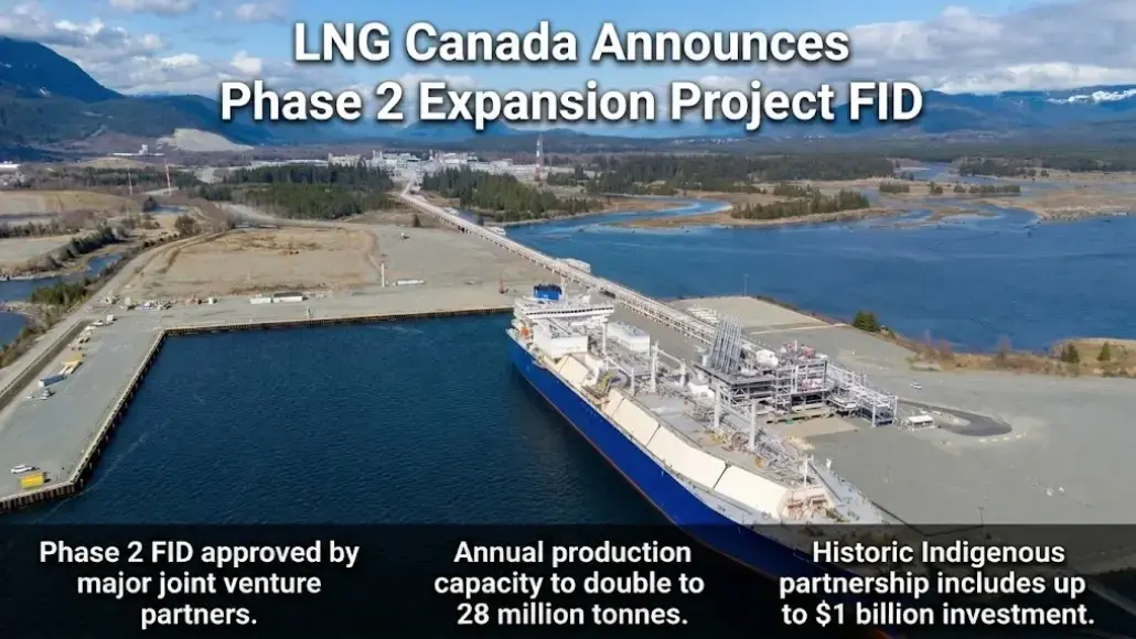 LNG Canada Announces Phase 2 Expansion Project FID