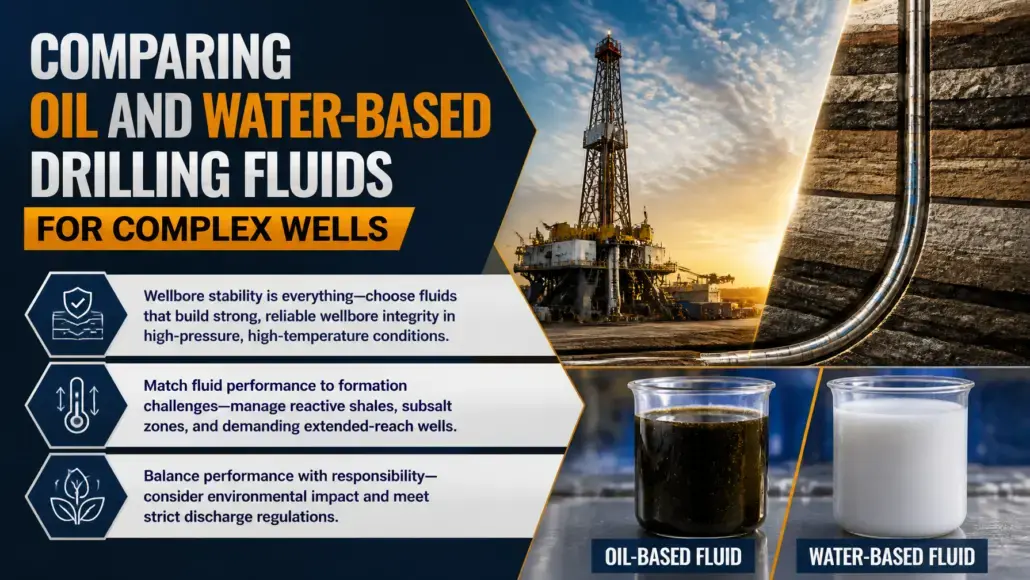 Comparing Oil and Water-Based Drilling Fluids for Complex Wells