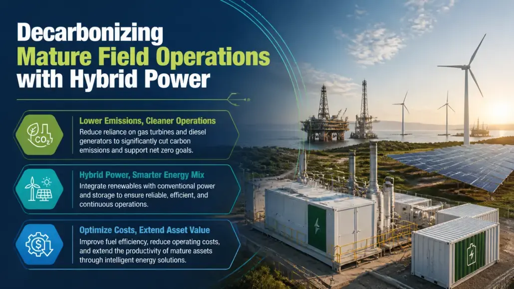 Decarbonizing Mature Fields with Hybrid Power Solutions