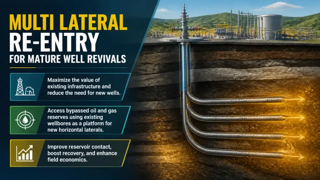 Multi Lateral Re-Entry Accelerating Mature Well Revivals