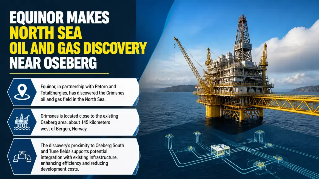 Equinor Makes North Sea Oil and Gas Discovery Near Oseberg