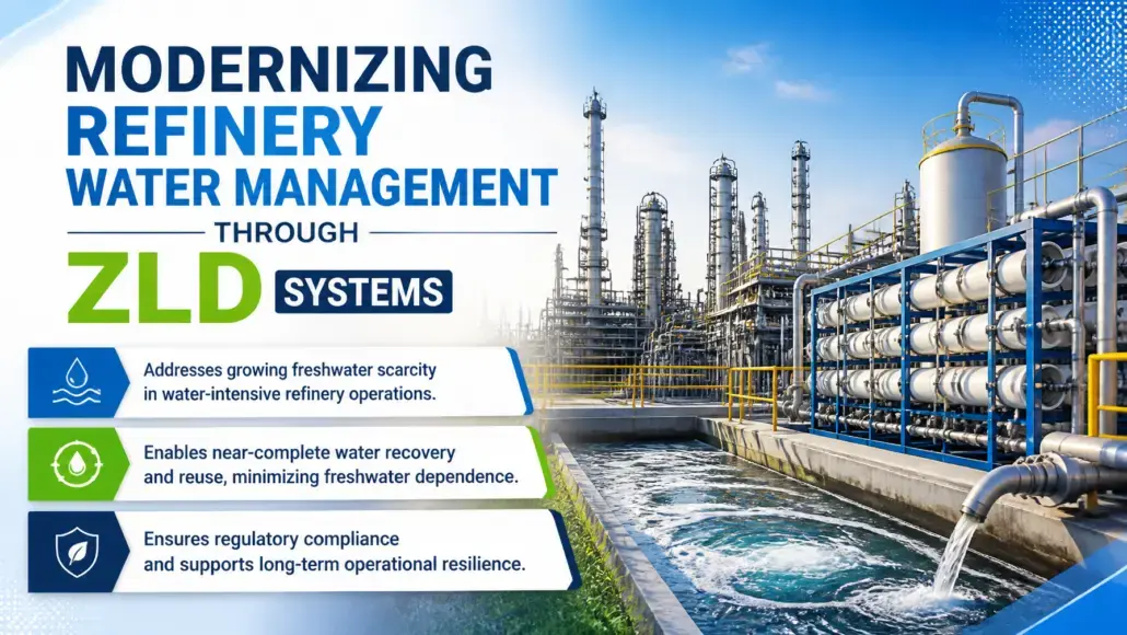 Modernizing Refinery Water Management Through ZLD Sytems