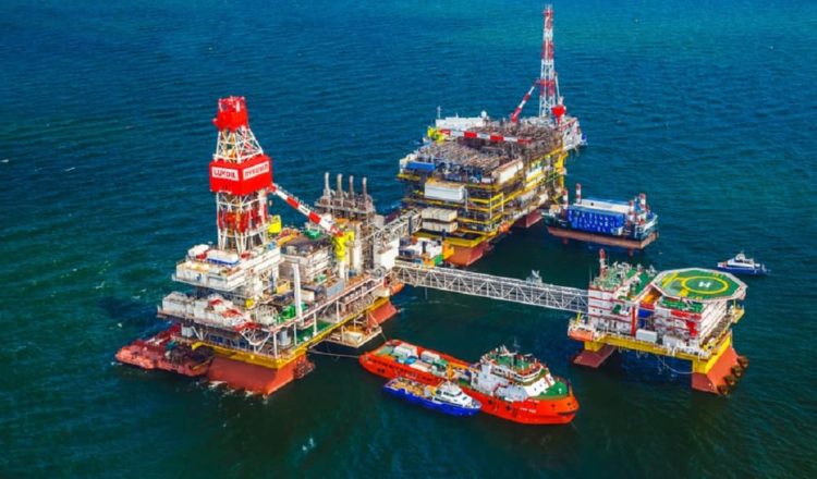 LUKOIL oil project Caspian Sea