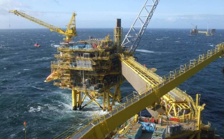 Oil and gas discovery in the North Sea