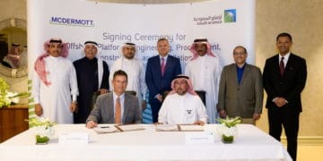 Saudi Aramco and McDermott sign lease agreement to establish engineering, procurement, construction, and installation facility in Saudi Arabia