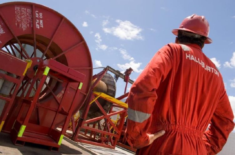Halliburton contract with Kuwait Oil Company to explore for oil offshore