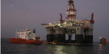 Cooper Energy semi-submersible drilling