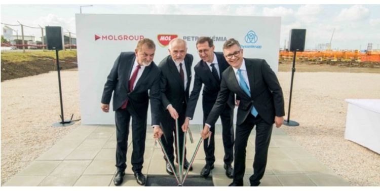 MOL Group lays the foundation for £1.06bn Chemical Plant in Hungary